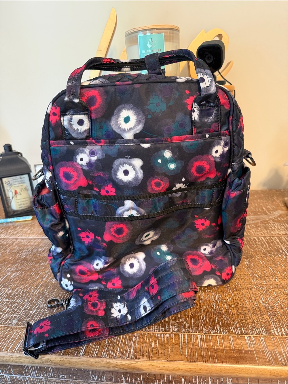 Lug watercolor floral mini puddle jumper, like new - Picture 4 of 7